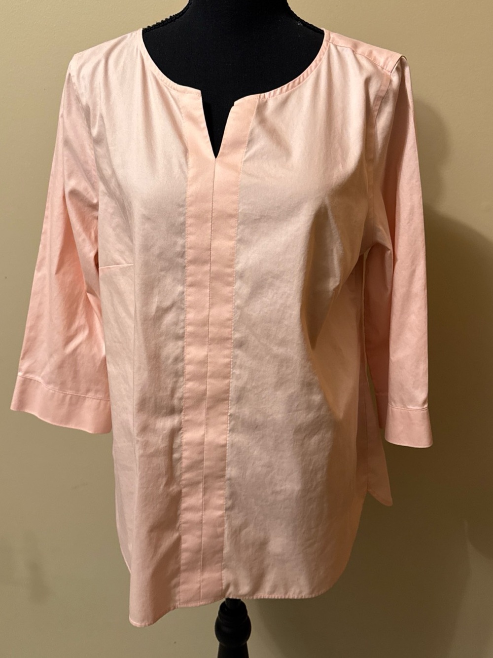 Chico's Blush Pink Split-Notch Tunic